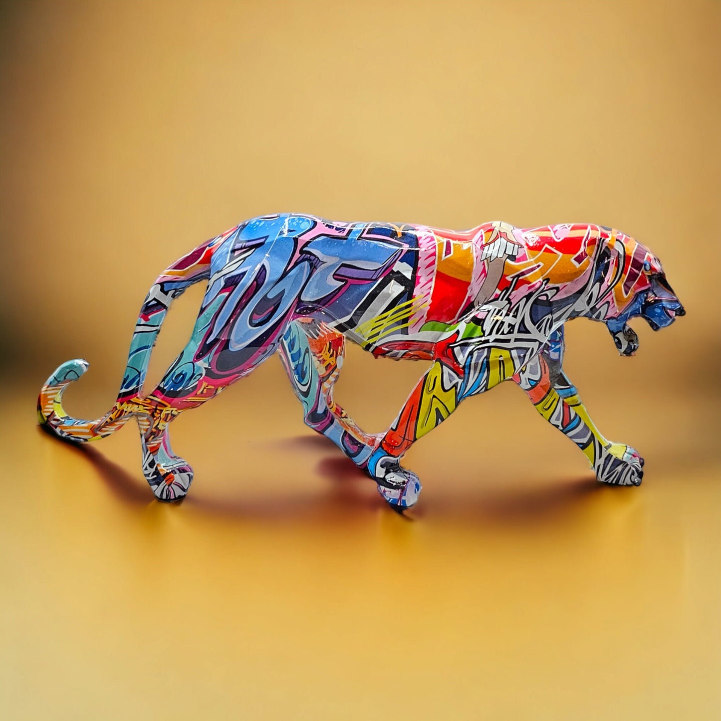 Colorful Tiger Figurine